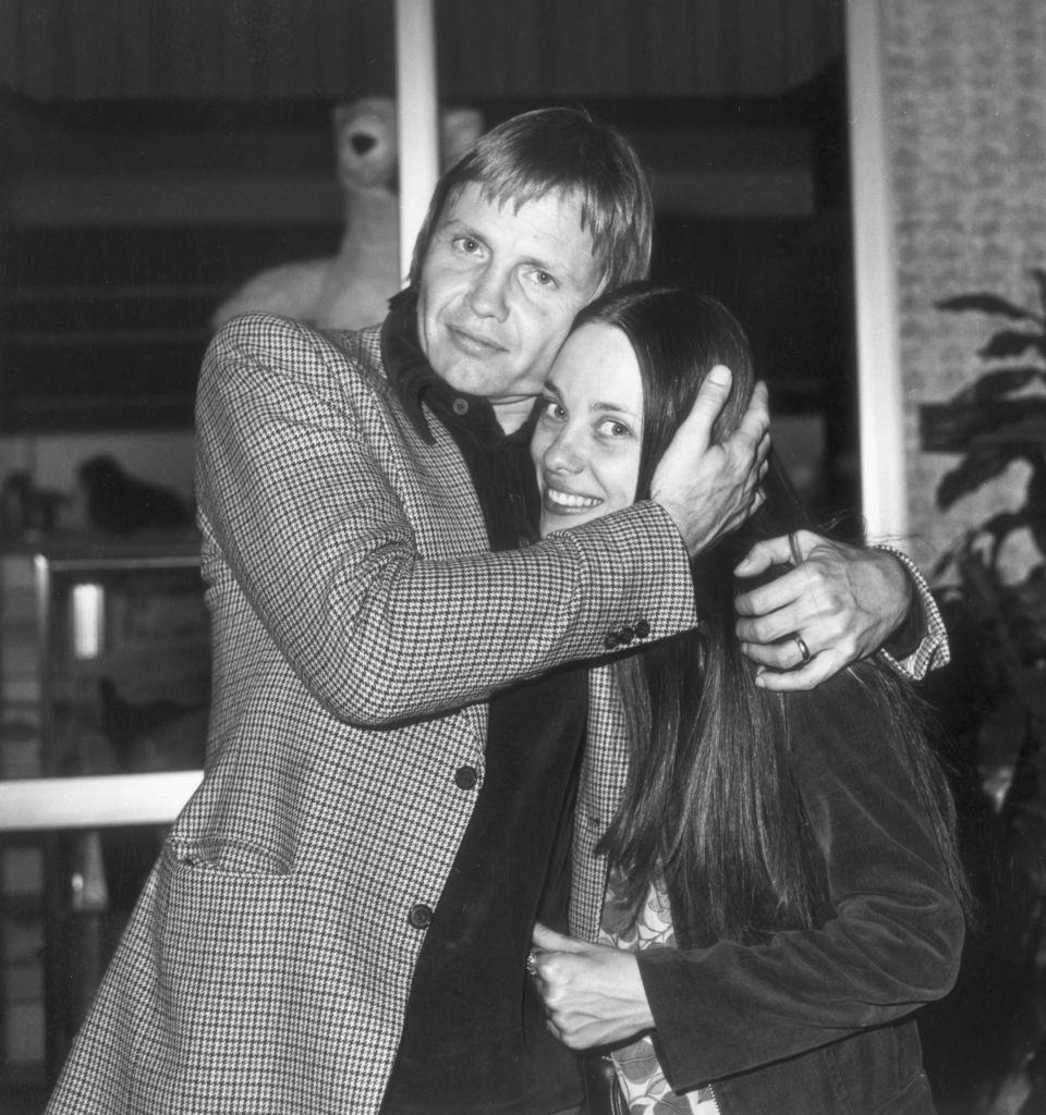 Marcheline Bertrand and Jon Voight at the Filmex Film Festival, Los Angeles, 1976