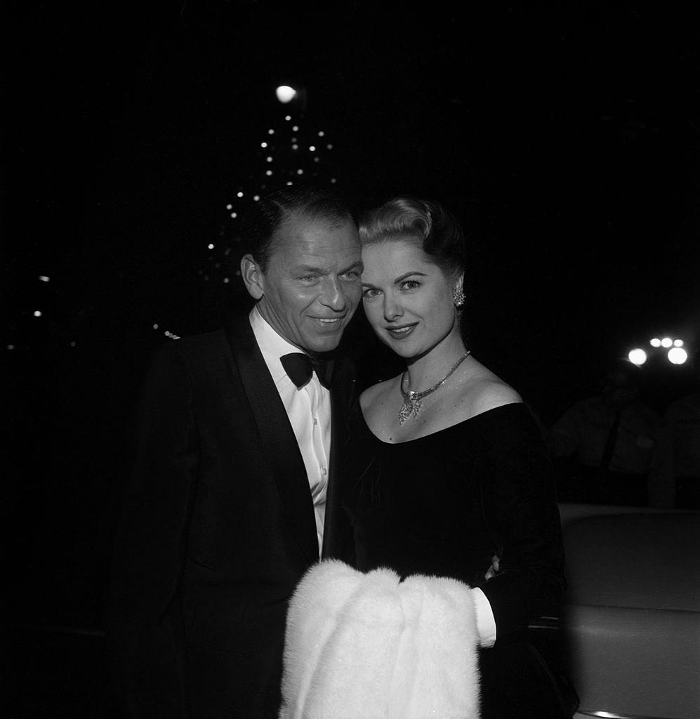 Martha Hyer with Frank Sinatra, 1959
