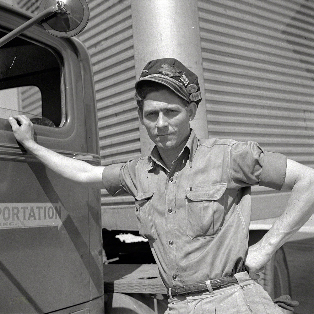 Local delivery truck driver, Montgomery, Alabama, March 1943