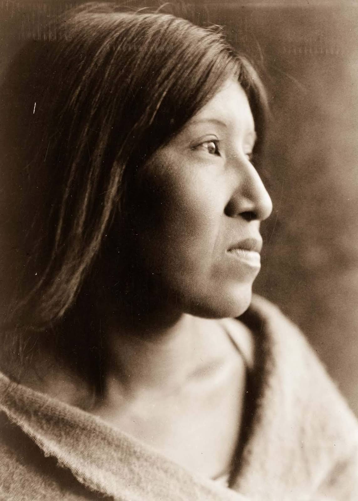 A Cahuilla woman. 1924.