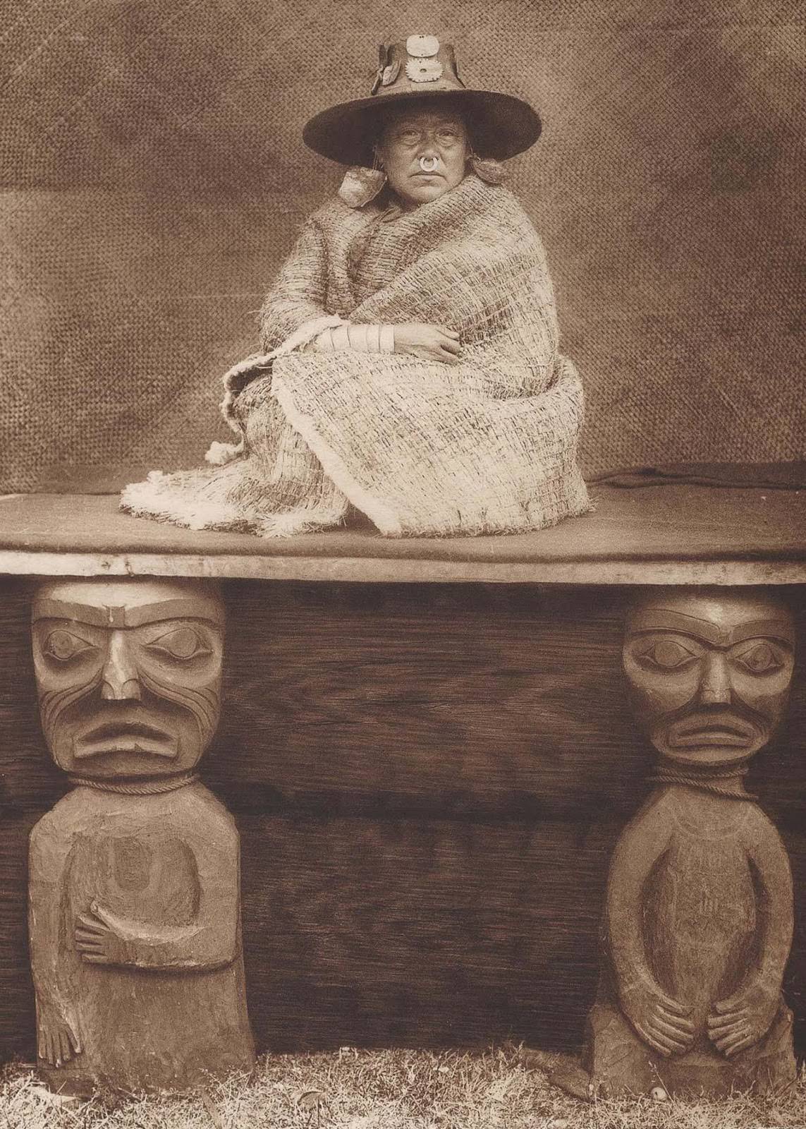 A Kwakiutl chief’s daughter. 1910.