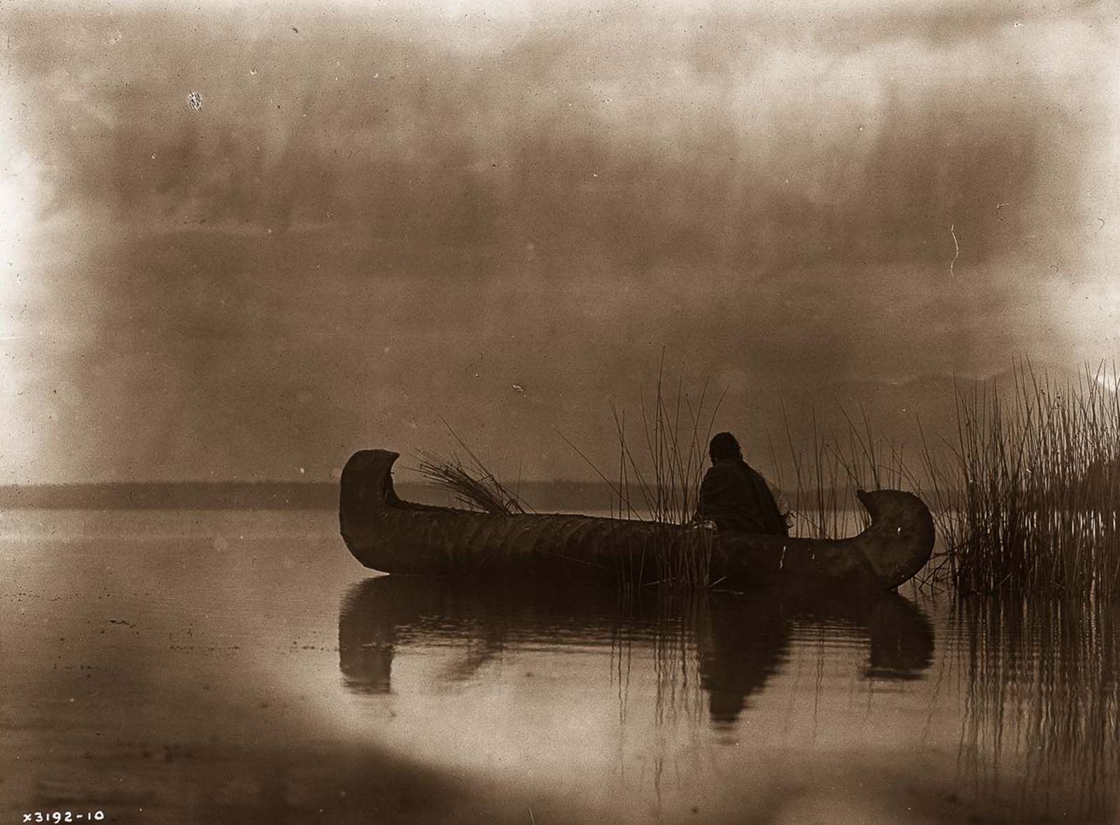 A Kutenai duck hunter. 1910.