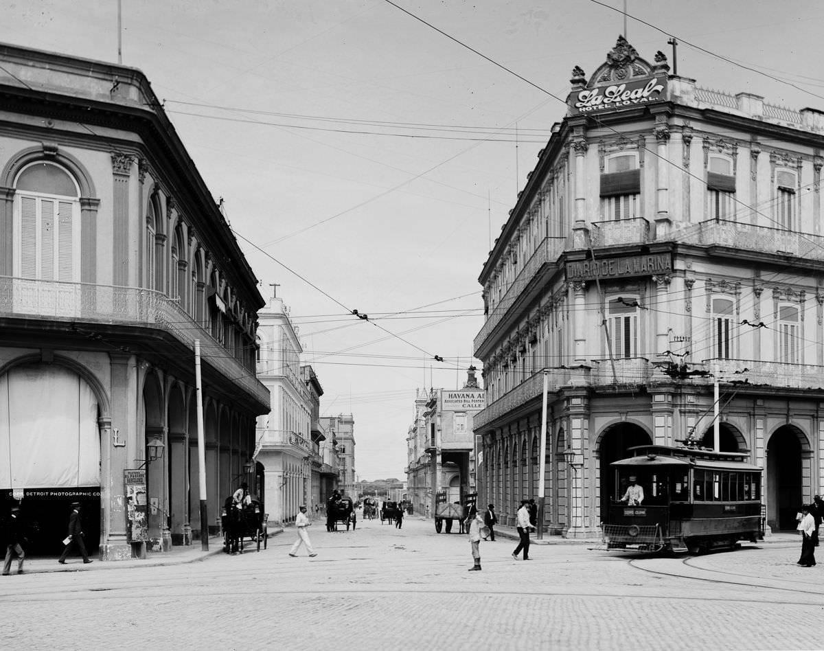 Avenida Zulueta, Havana, 1900