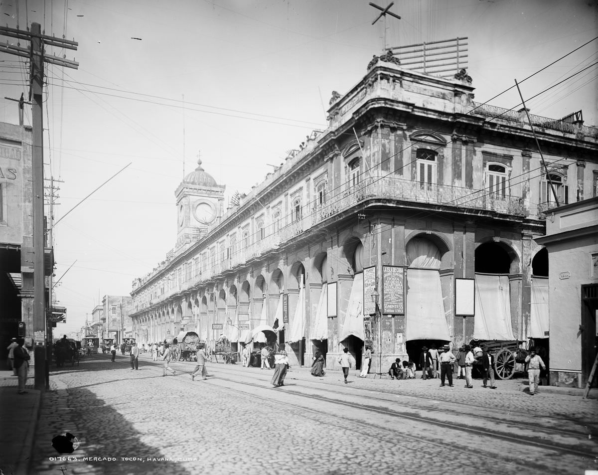 The Mercado Tocon, Havana, 1904