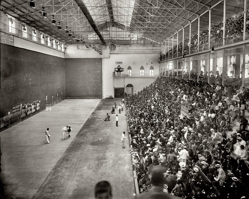 Jai alai hall, Havana, 1904