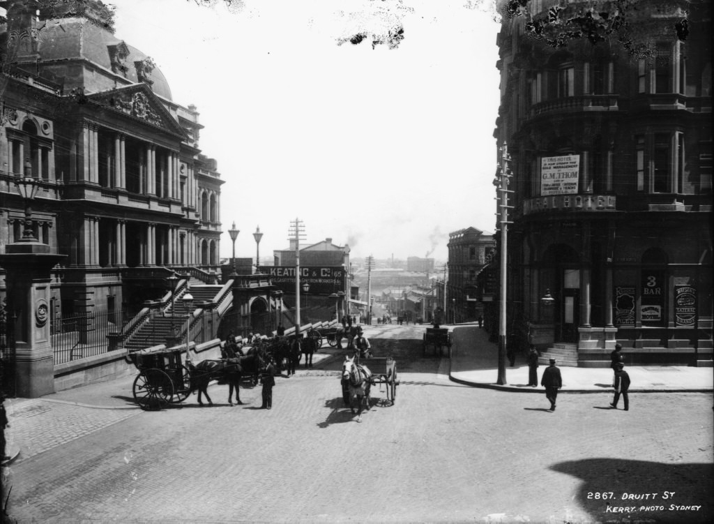 Druitt Street, Sydney, 1904