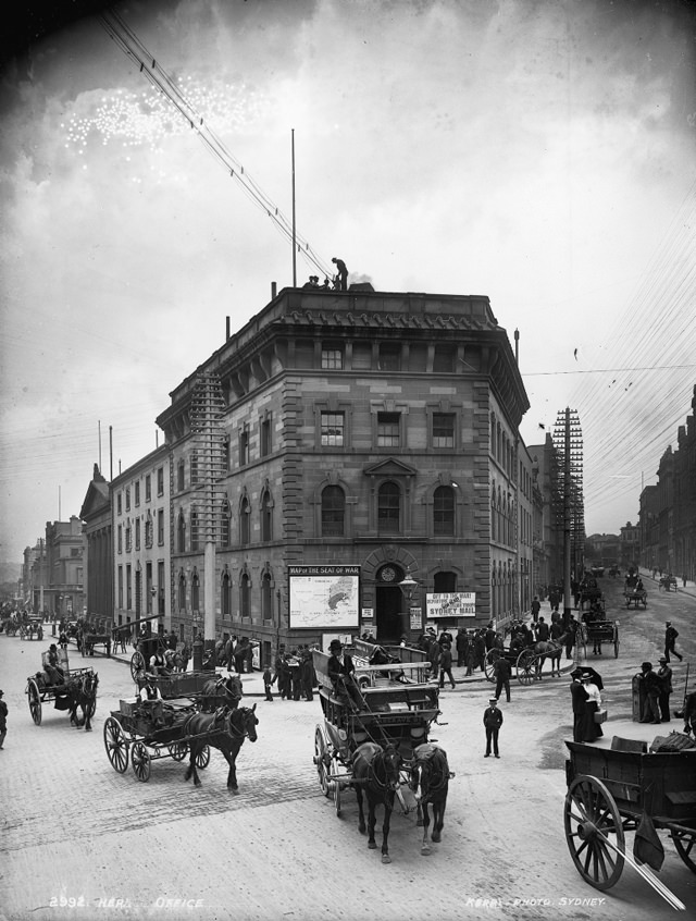 Herald Office, Sydney, 1901