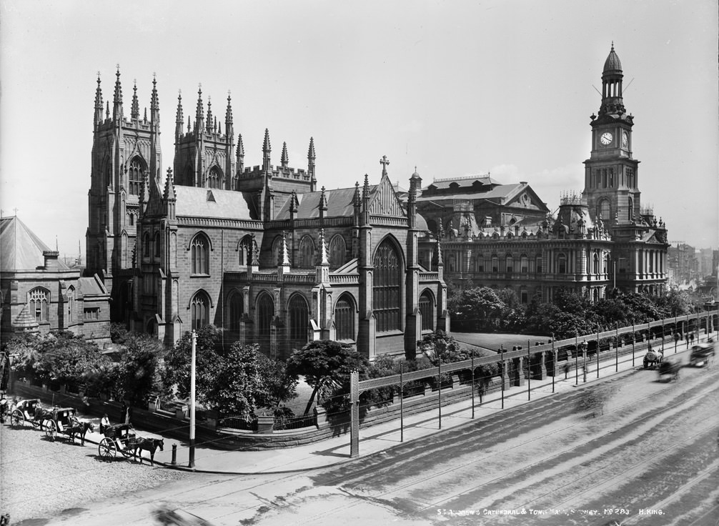 Pyrmont Bridge, Sydney, 1900