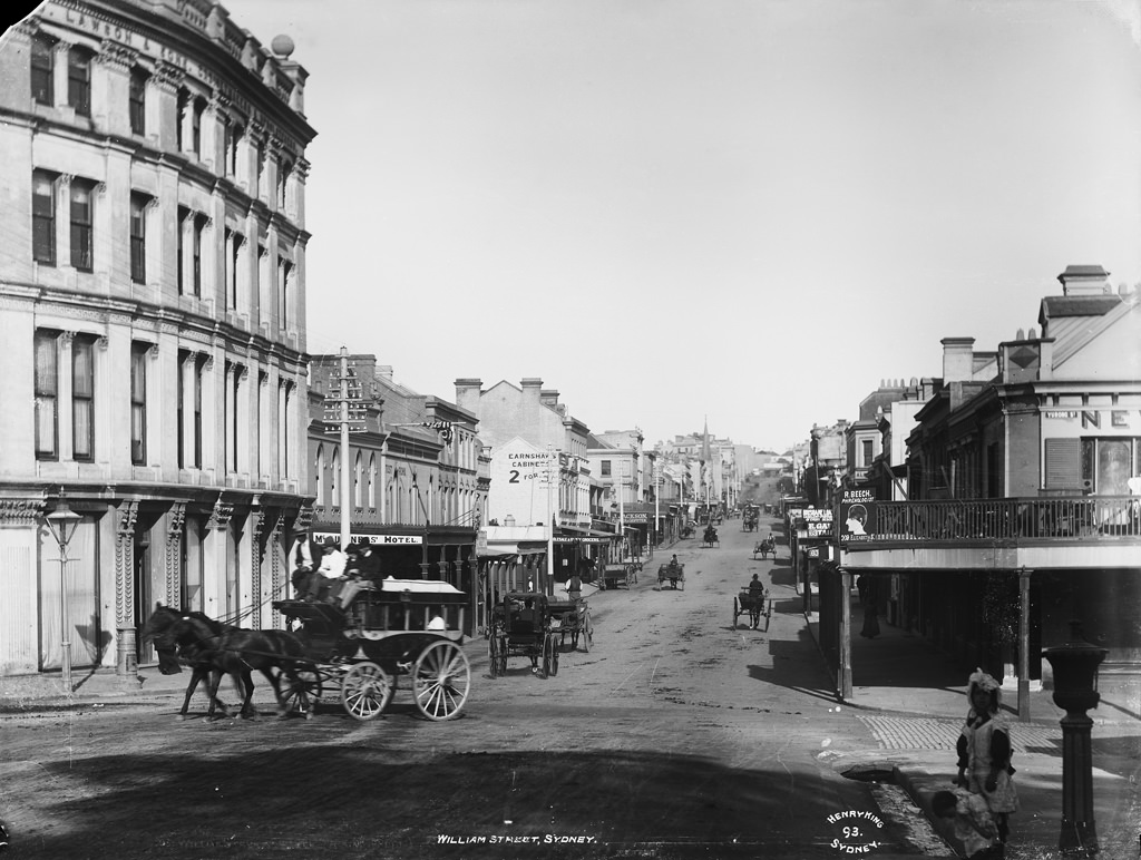 William Street, Sydney, 1904