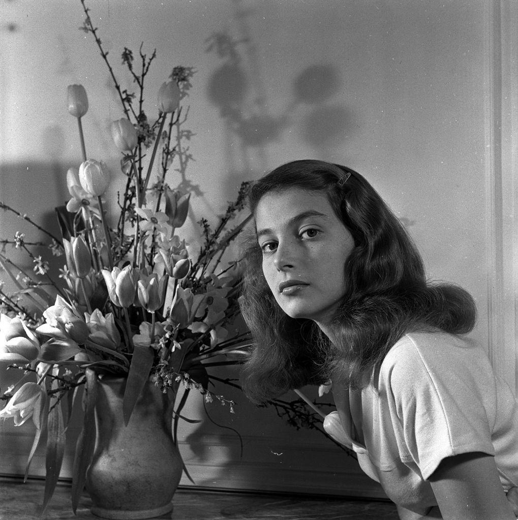 Pier Angeli at the Savoy Hotel, 1951