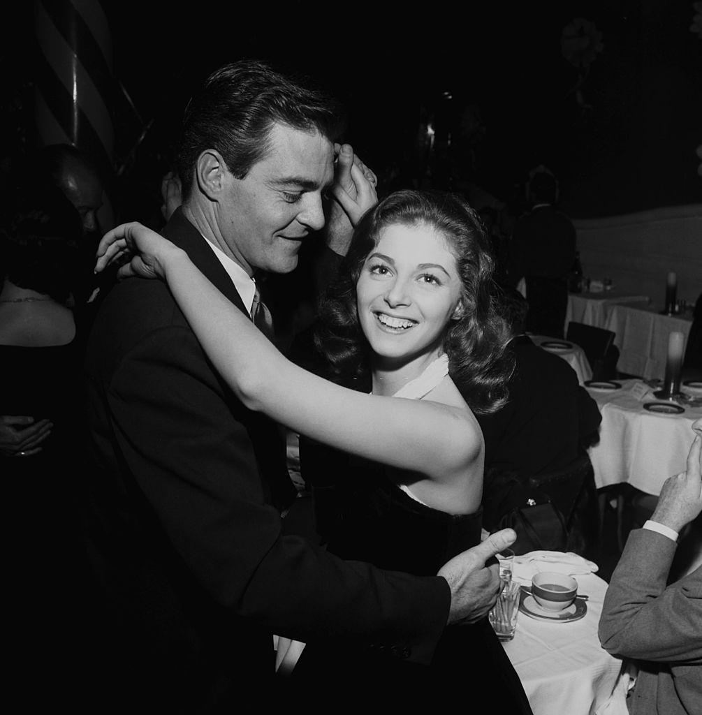 Pier Angeli dancing with Gar Moore, 1954