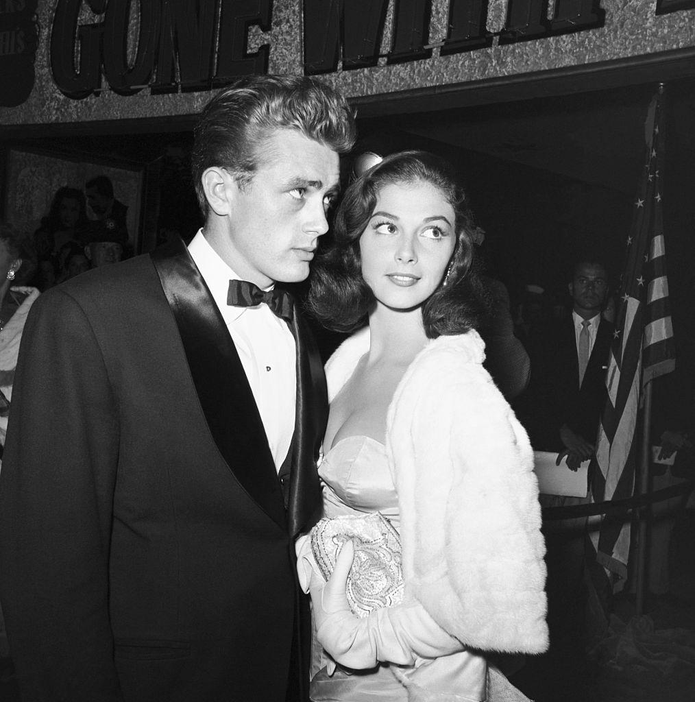 Pier Angeli with James Dean, 1954