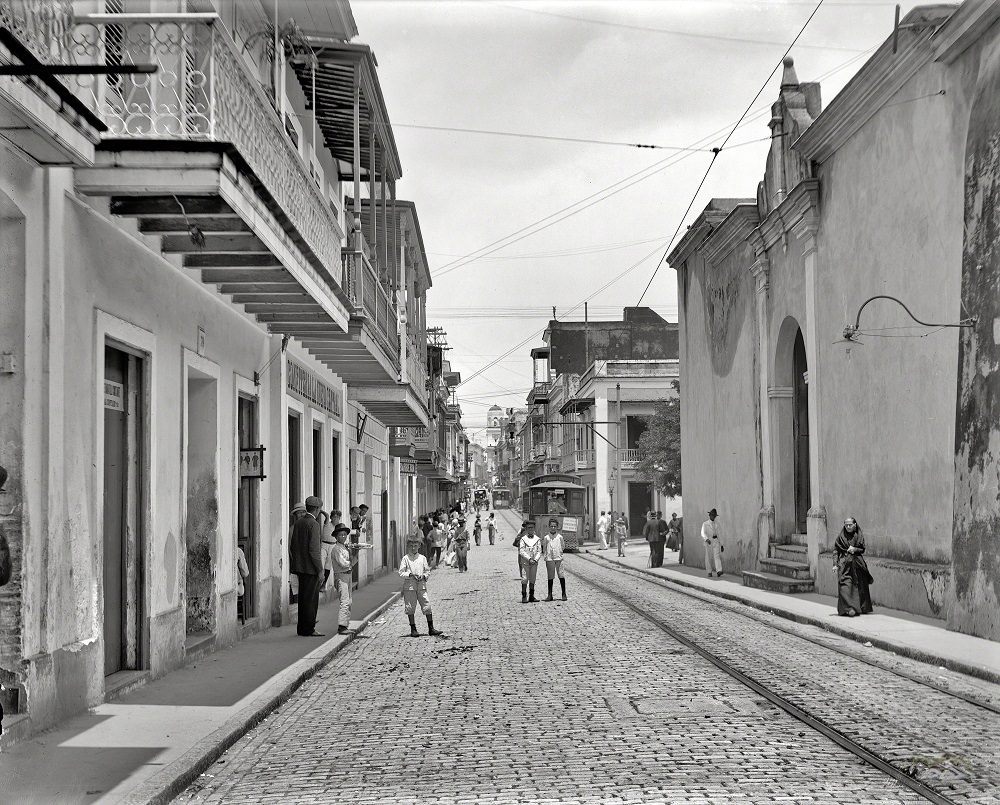 Calle de San Francisco, San Juan, Puerto Rico, 1906