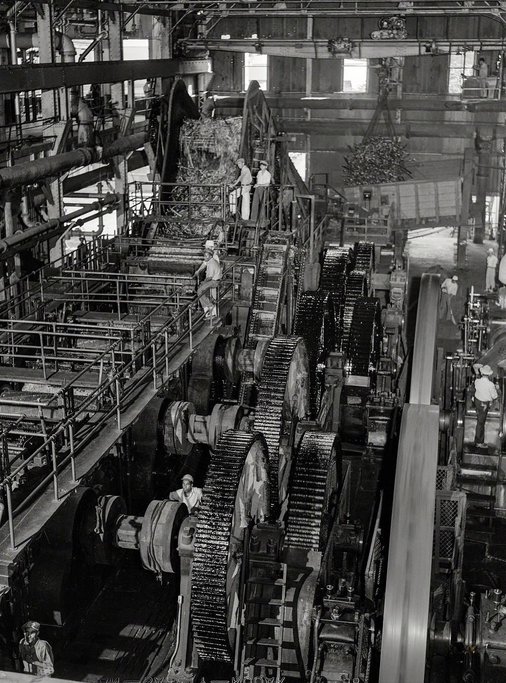 One of the mills in the South Puerto Rico Sugar Company plant, Ensenada, Puerto Rico, January 1942