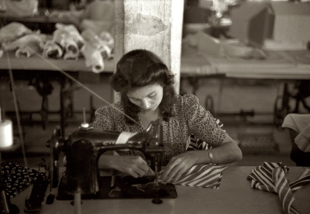 Seamstress in Puerto Rico, December 1941