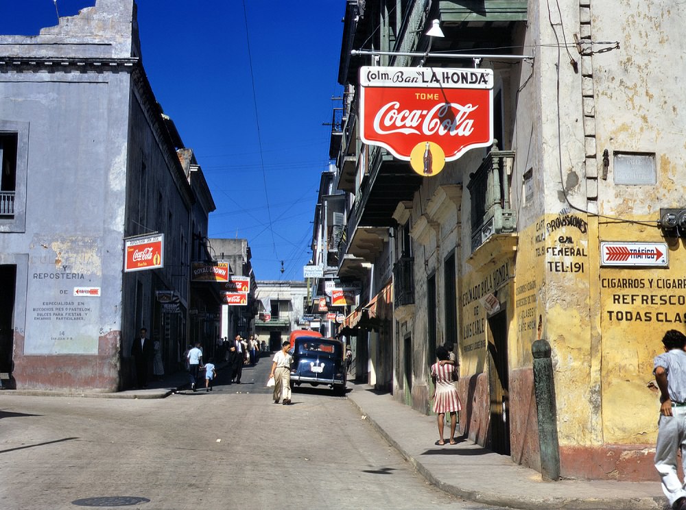 Street in San Juan, Puerto Rico, December 1941