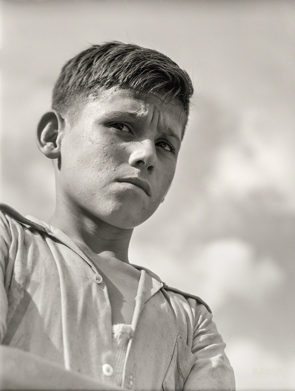 A boy in San Sebastian, Puerto Rico, January 1942