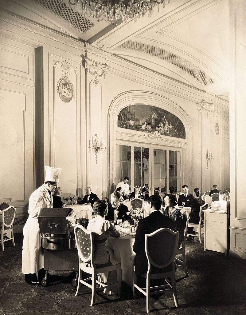 Dining Room of The Cliff House in San Francisco, 1940