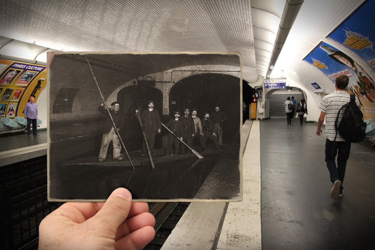 Métro Odéon, 1910