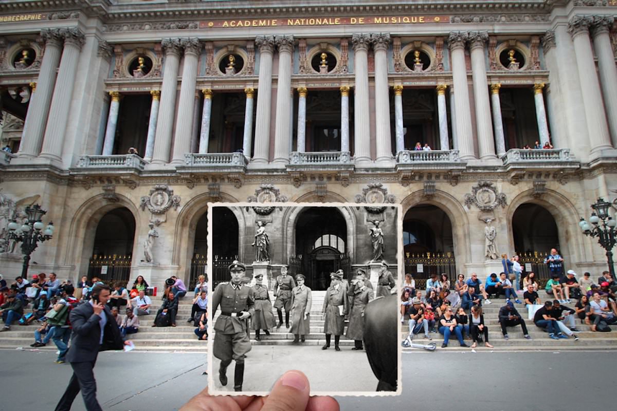 Hitler's visit to Place de l’Opéra, June 23, 1940