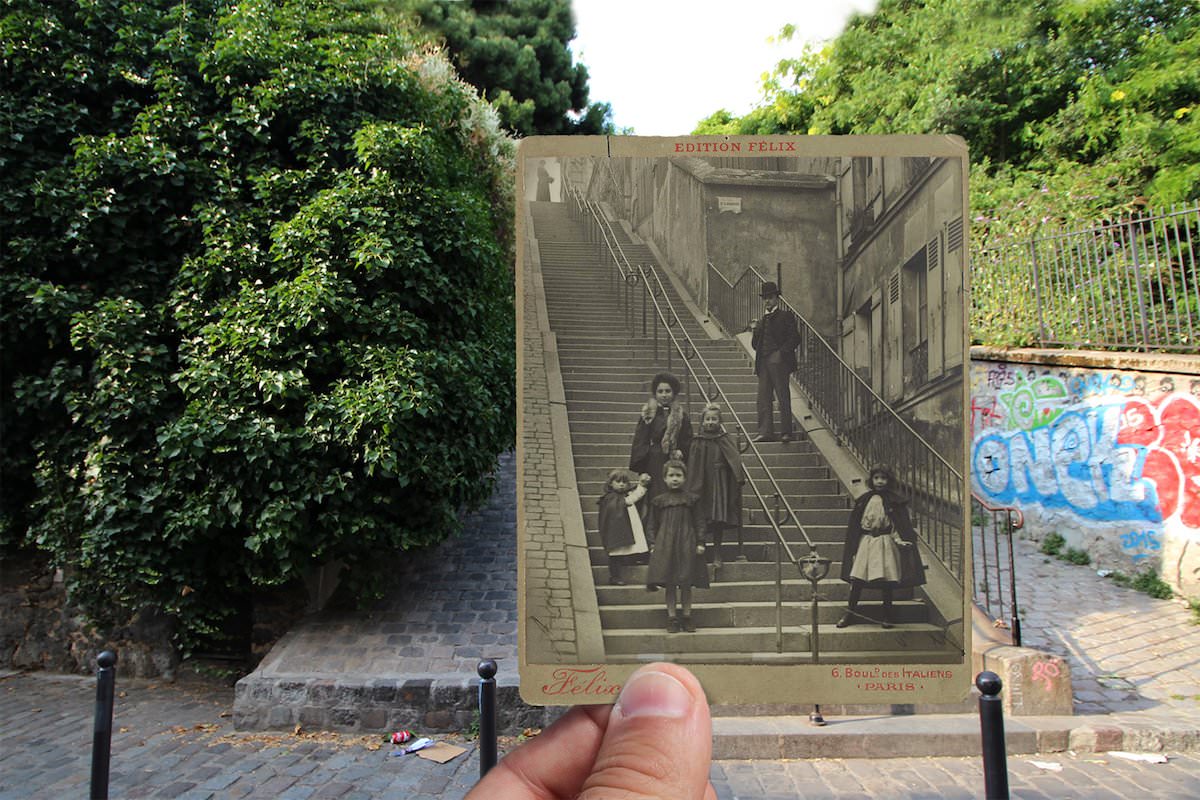 Rue du Calvaire, Montmarte, c.1900