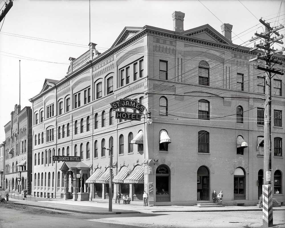 St. James Hotel, Utica, New York, 1910