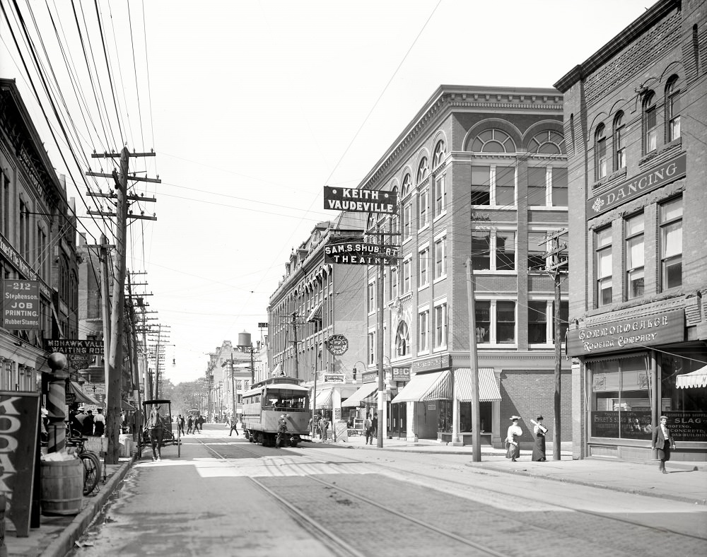 Bleecker Street, Utica, New York, circa 1910