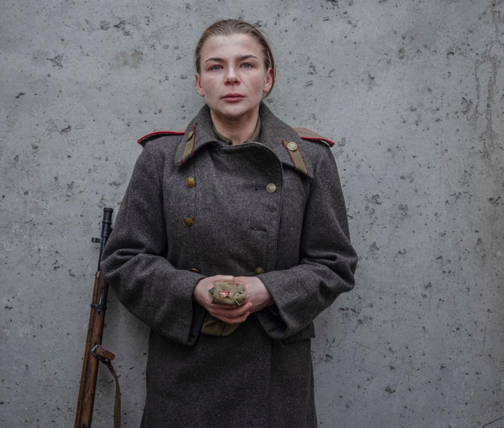 Soviet woman-officer during World War 2