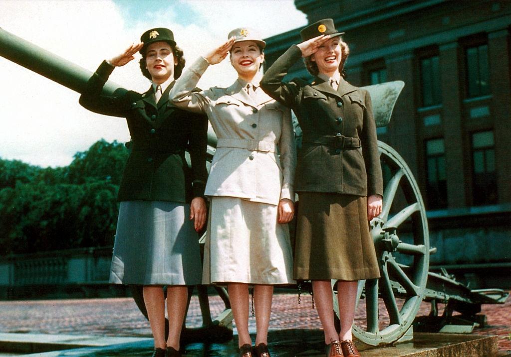 Members of the US Army Women's Auxiliary Army Corps
