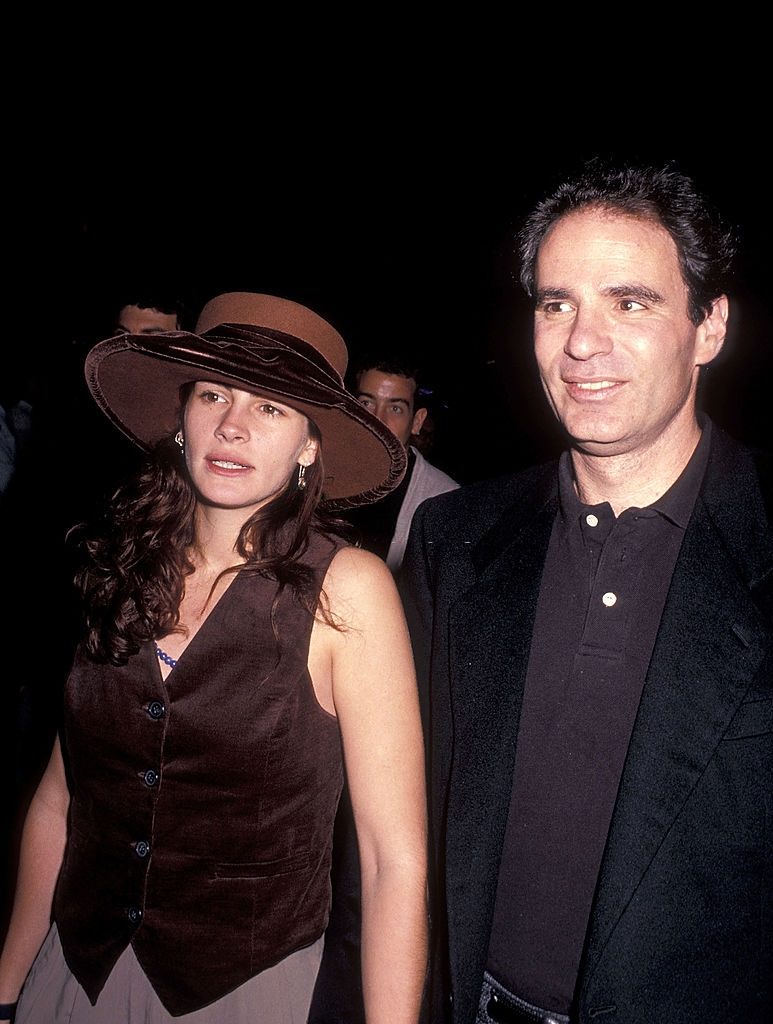 Julia Roberts with Alan Greisman, 1989