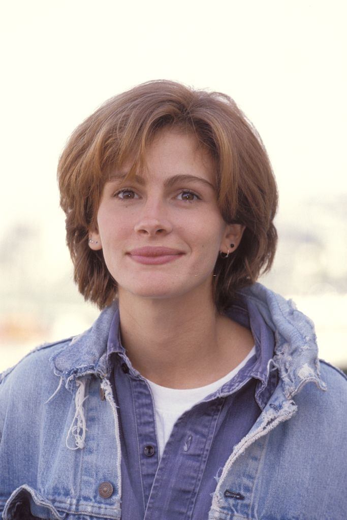 Julia Roberts in a film festival, 1990