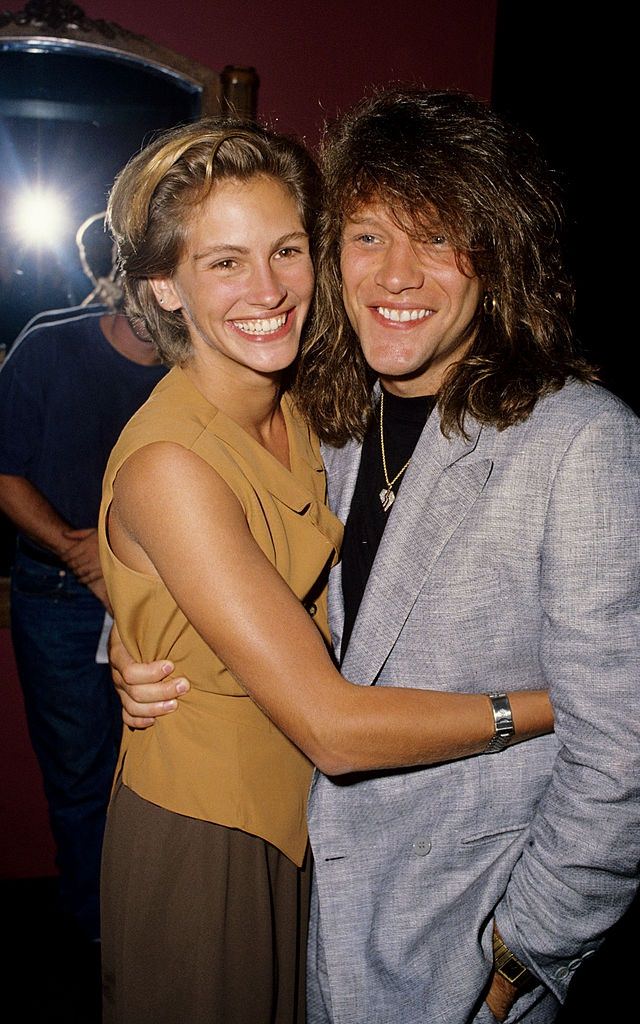 Julia Roberts with Jon Bon Jovi, 1990
