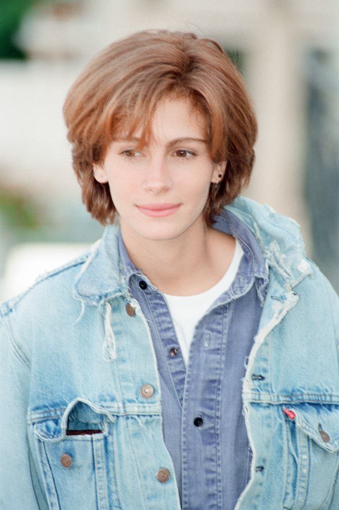 Julia Roberts at the festival to promote new film, Flatliners, 1990