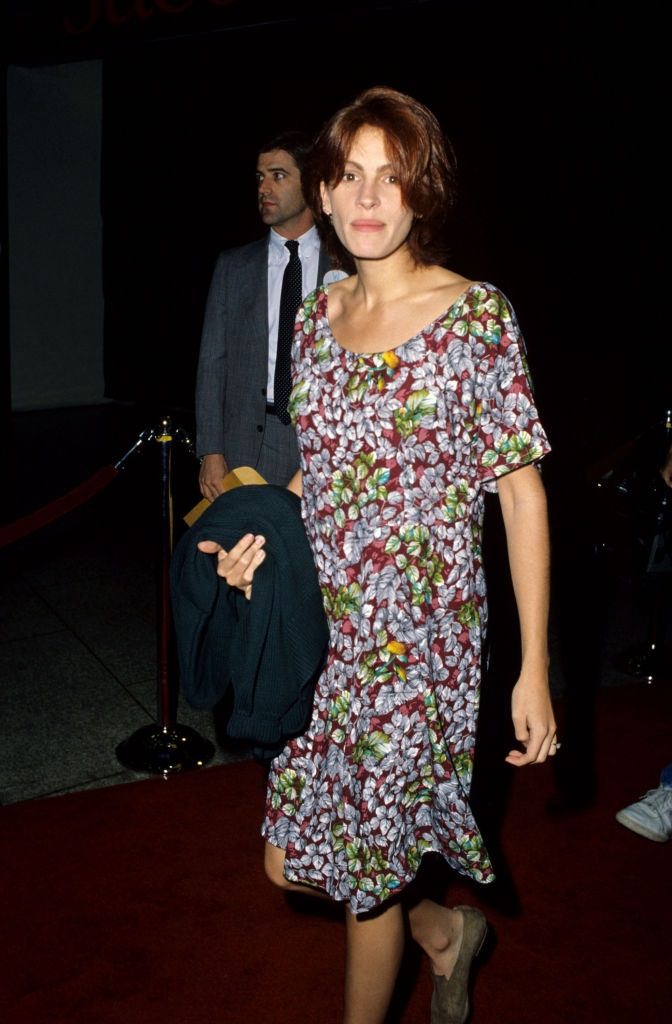 Julia Roberts at the festival to promote new film, Flatliners, 1990