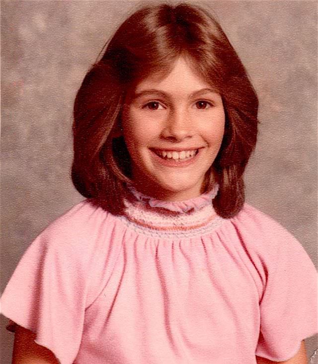 Julia Roberts in her teenage