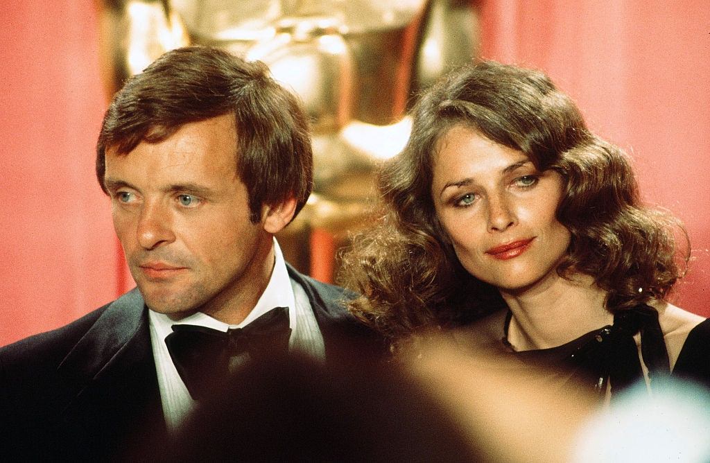 Anthony Hopkins with Charlotte Rampling, 1976