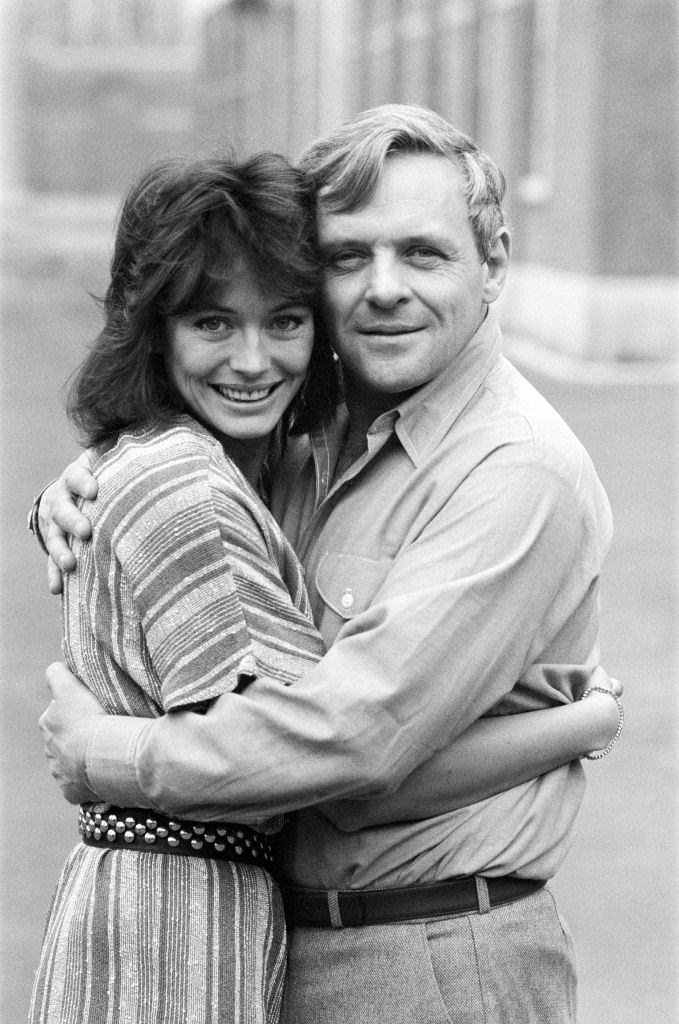 Anthony Hopkins with Lesley-Anne Down, 1984