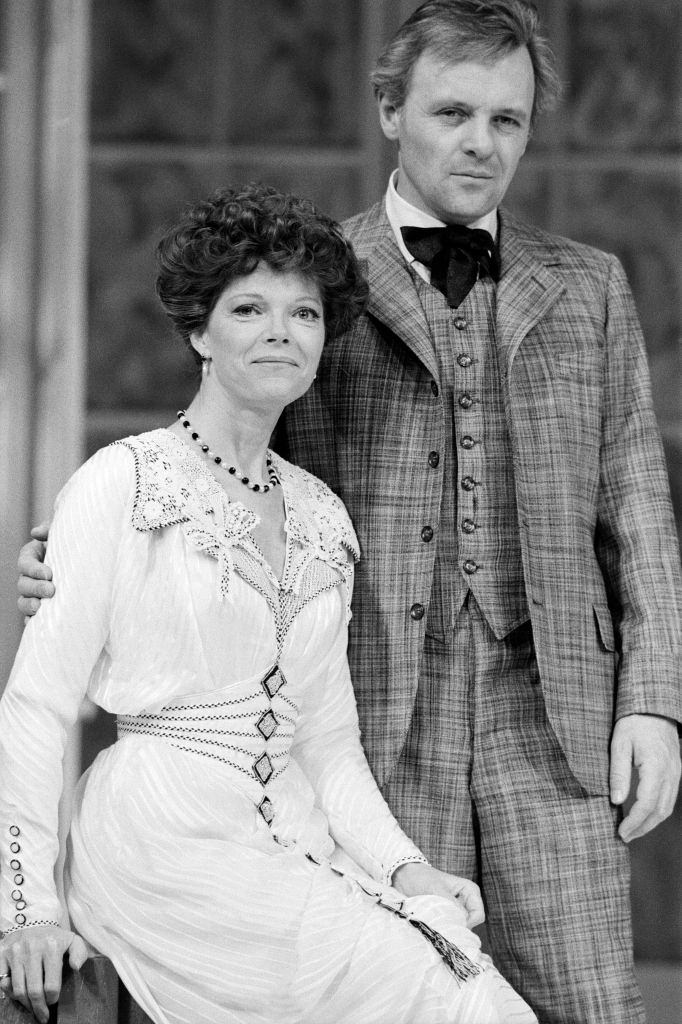 Anthony Hopkins with Actress Samantha Eggar, 1985