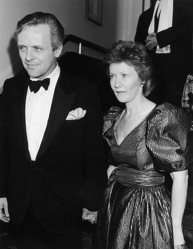 Anthony Hopkins and his wife Jennifer, 1986