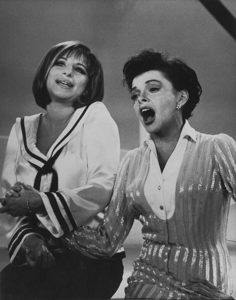 Barbra Streisand with Judy Garland, 1963