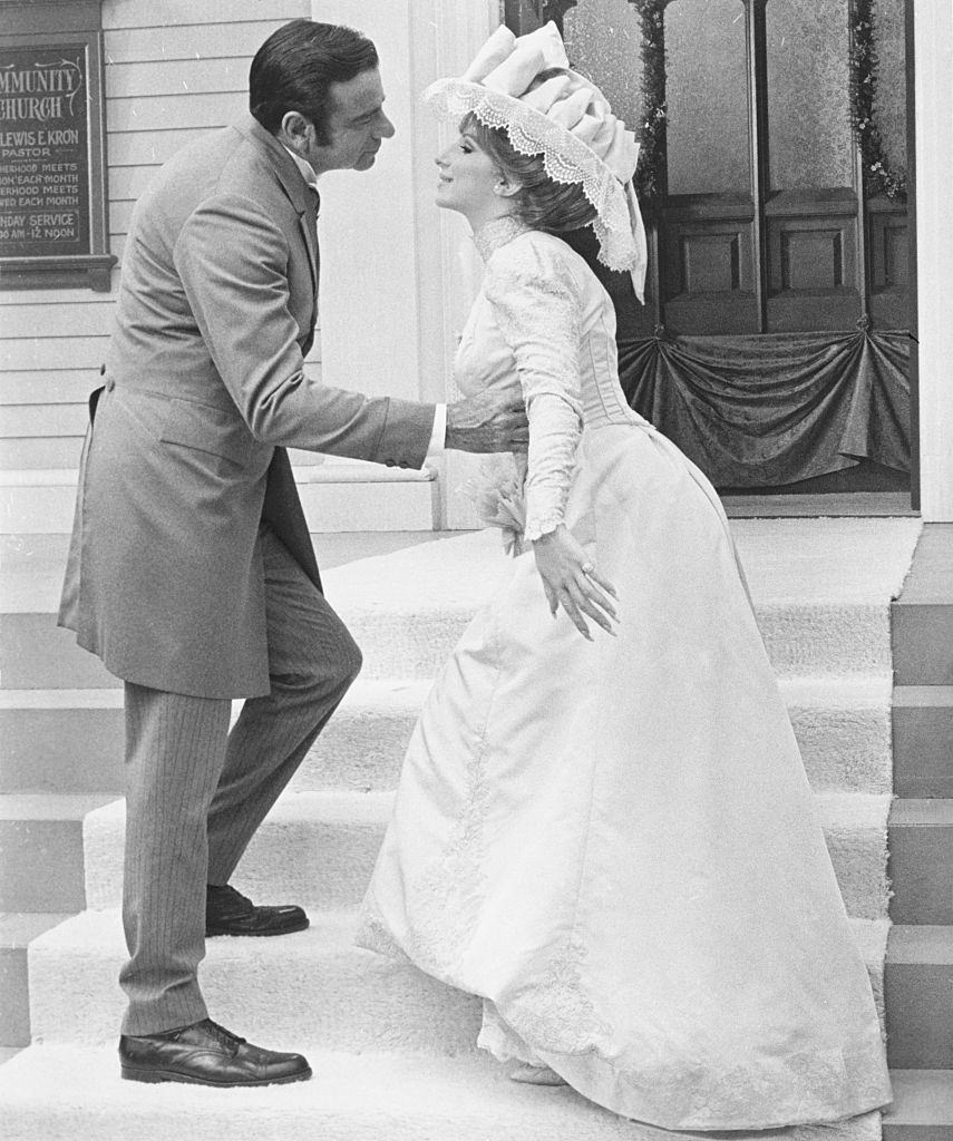 Barbra Streisand with Walter Matthau in Hello, 1964