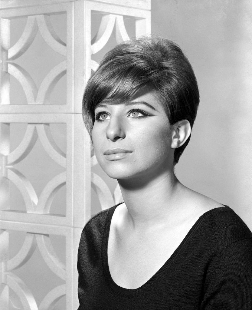 Barbra Streisand with a beehive hairdo, 1964