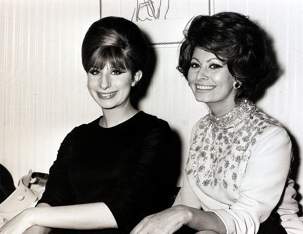 Barbra Streisand with Sophia Loren, 1966