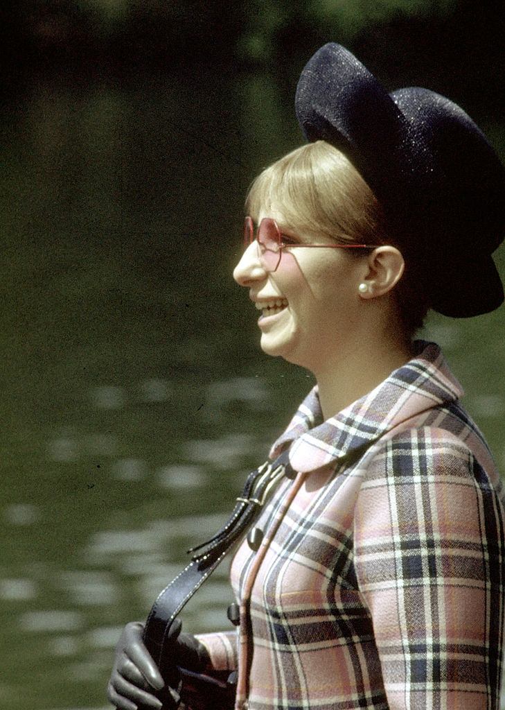 Barbra Streisand during the filming of "On A Clear Day You Can See Forever", 1969