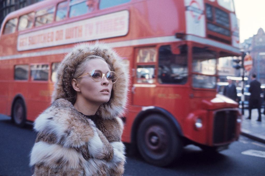 Faye Dunaway in London, 1967