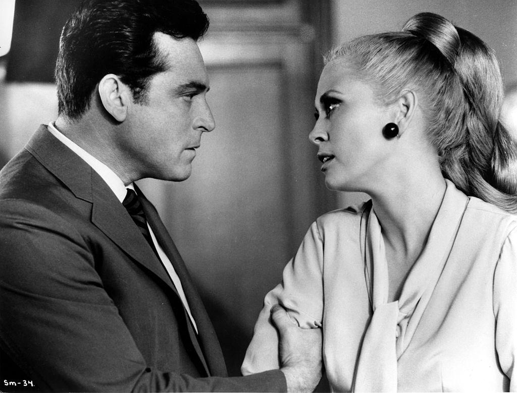 Faye Dunaway with Paul Burke, 1968