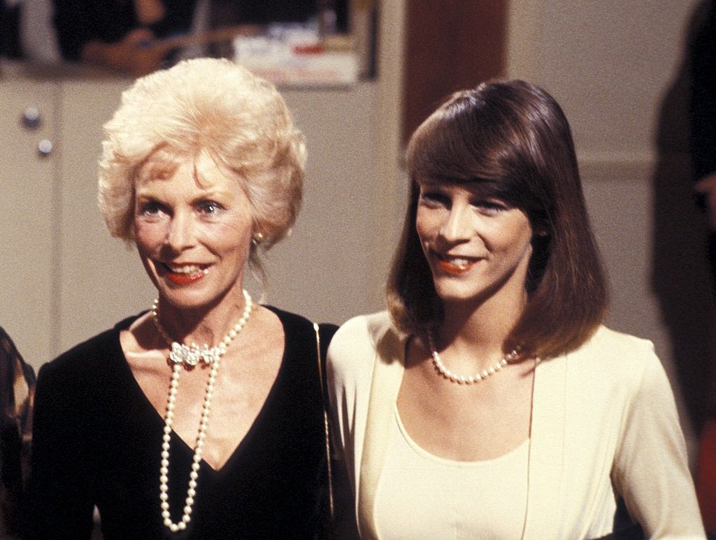 Jamie Lee Curtis with her mother Janet Leigh during AFI Salute to Alfred Hitchcock at Beverly Hilton Hotel in Beverly Hills