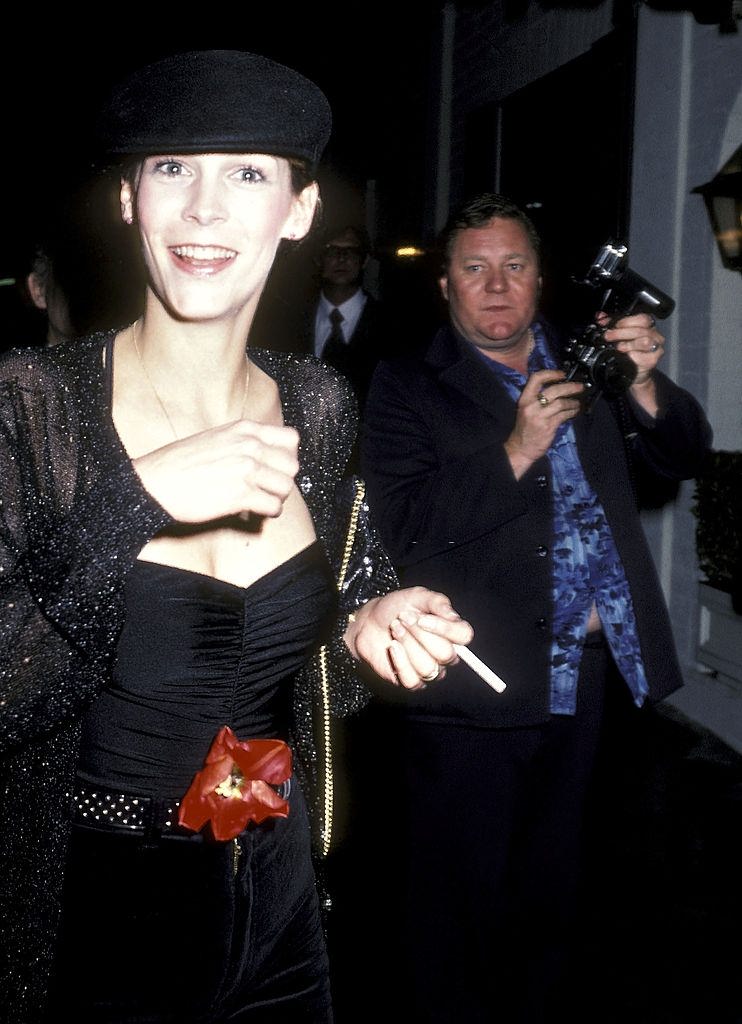 Jamie Lee Curtis at Allan Carr's "We Love Tony Curtis" Party on March 2, 1980