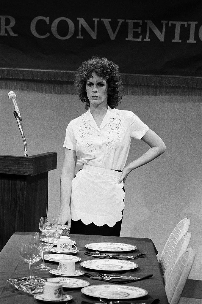 Jamie Lee Curtis during 'Saturday Night Live', 1980