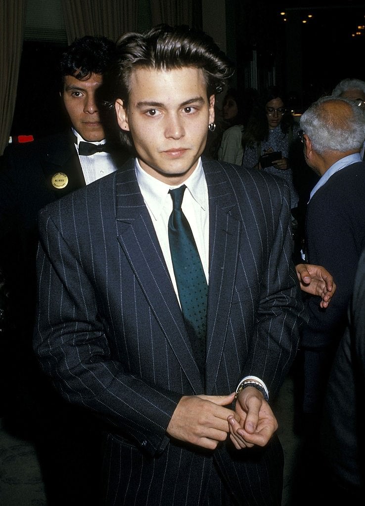 Johnny Depp at the 18th Annual Nosotros Golden Eagle Awards, 1988